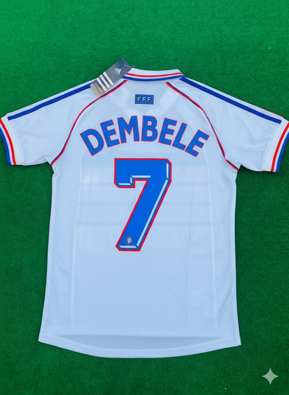 Ousmane Dembele France Retro Football Jersey