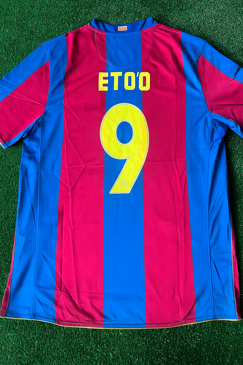 Samuel Eto'o Barcelona 2007 2008 Retro Football Jersey