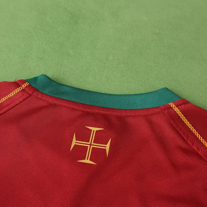Portugal 2006 Season Home Red Retro Football Jersey