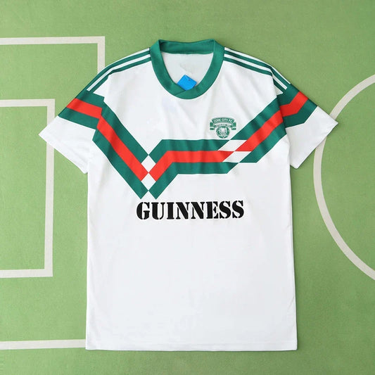 Cork City F.C 88/89 Season White Home Retro Football Jersey