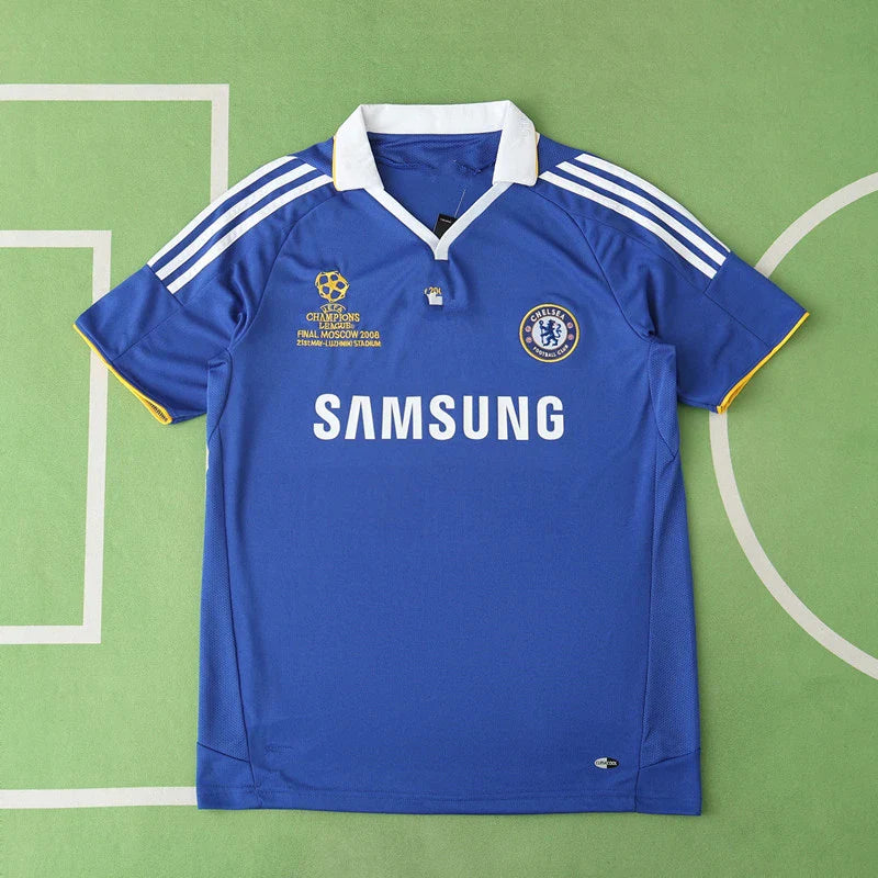 08/09 Chelsea F.C. Season Home Navy Blue Retro Jersey Trikot Soccer Kit