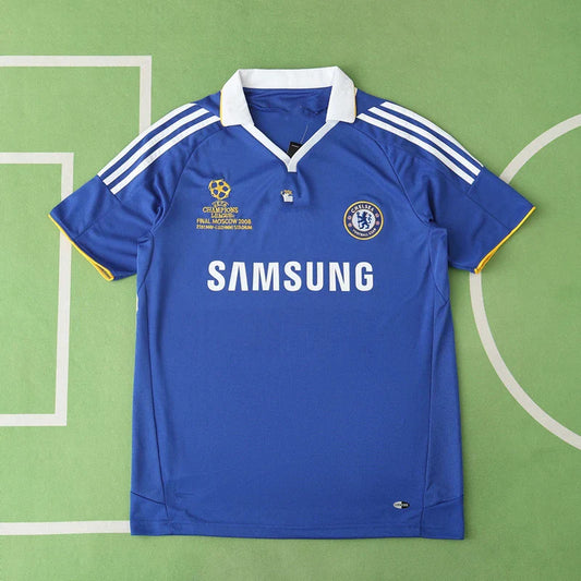 08/09 Chelsea F.C. Season Home Navy Blue Retro Jersey Trikot Soccer Kit