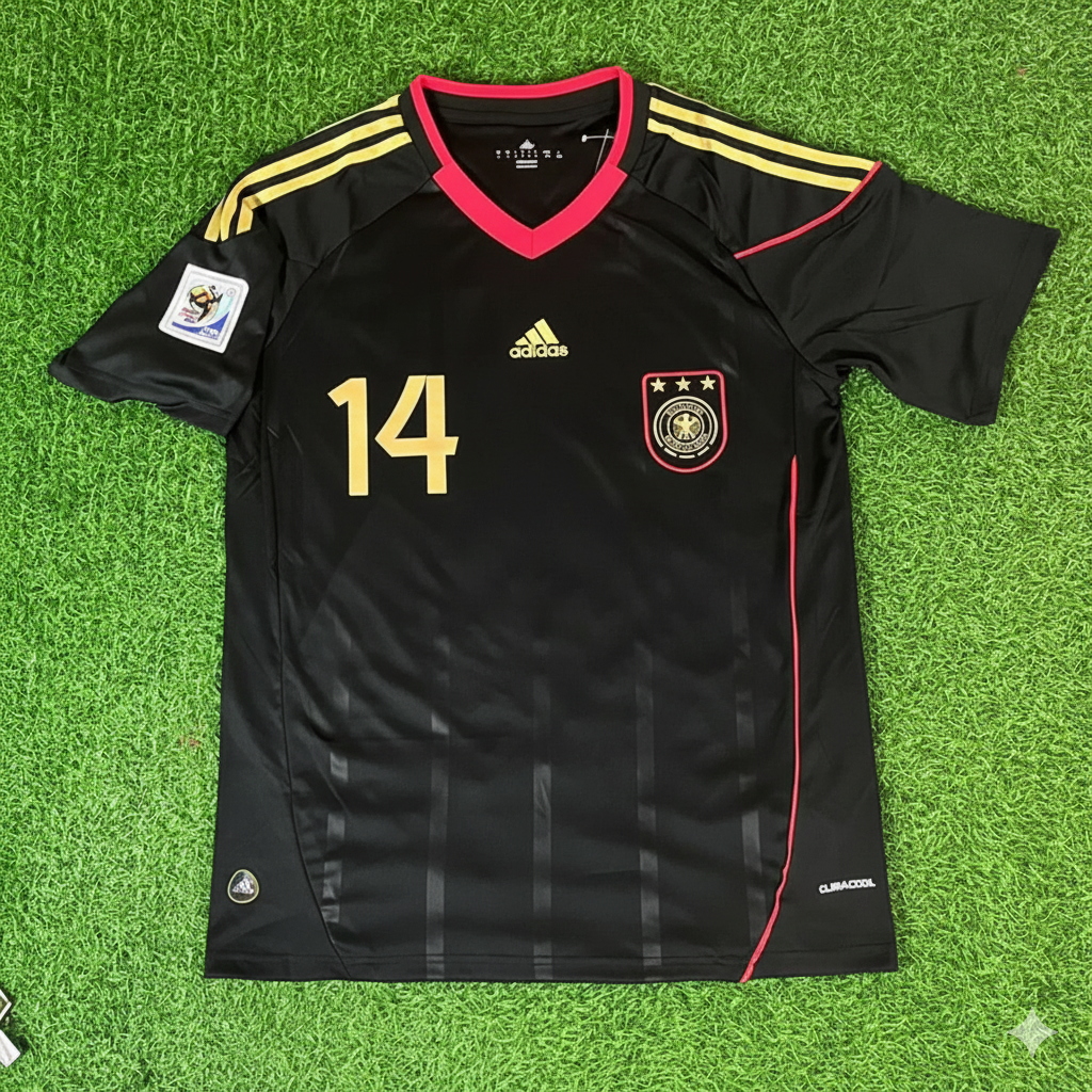 Germany World Cup 2010 Mario Götze - Deutschland Black Football Jersey