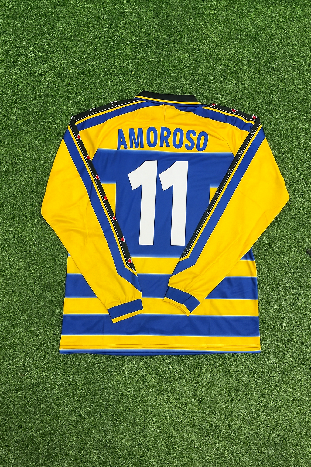 Marcio Amoroso Parma 1999/2000 Retro Long Sleeve Football Jersey Collection