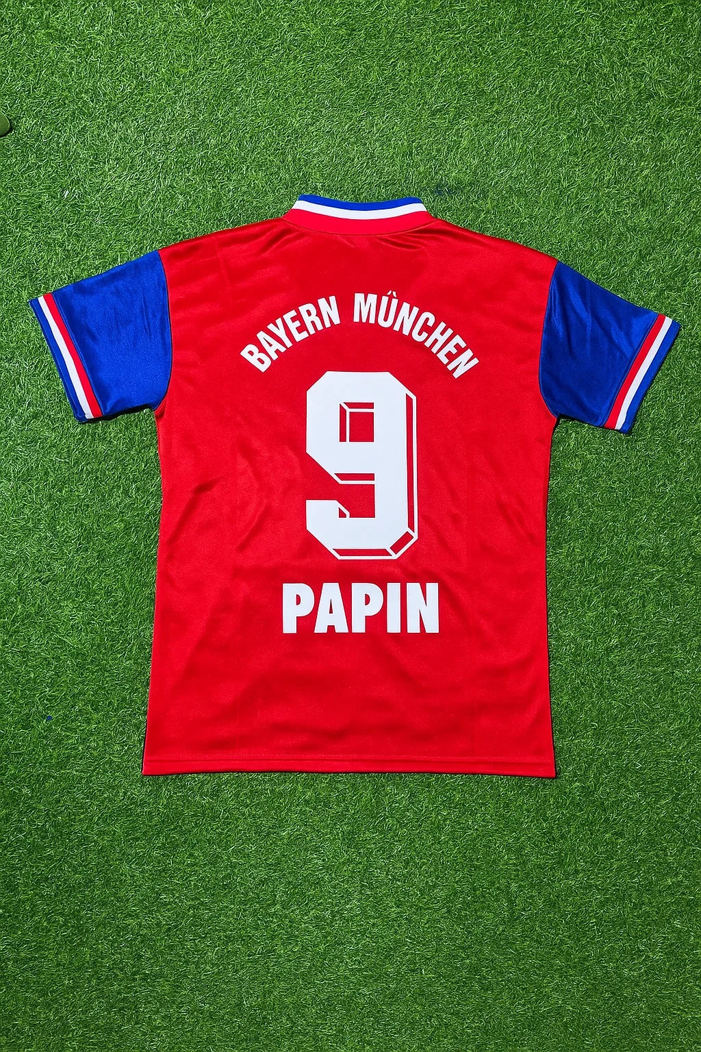Jean Pierre Papin Bayern München 1993 1995 Retro Fußballtrikot Kit Jersey