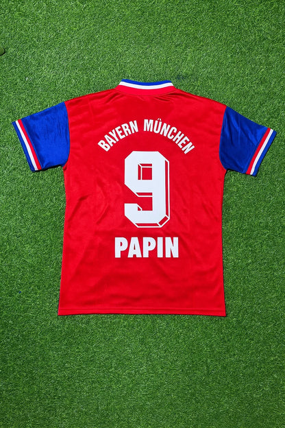 Jean Pierre Papin Bayern München 1993 1995 Retro Fußballtrikot Kit Jersey