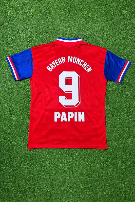 Jean Pierre Papin Bayern München 1993 1995 Retro Fußballtrikot Kit Jersey