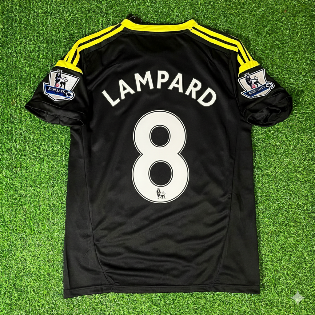 Frank Lampard Chelsea 2012 2013 Black Blue Retro Football Jersey Kit Soccer Shirtı