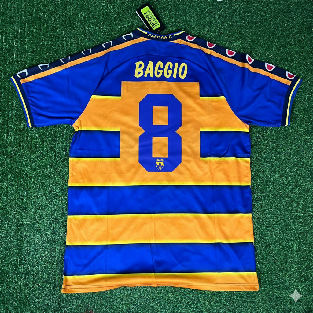 Dino Baggio Parma Calcio 98-99 Retro Football Jersey