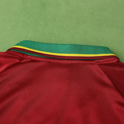 Portugal 1998 Season Home Red Retro Football Jersey