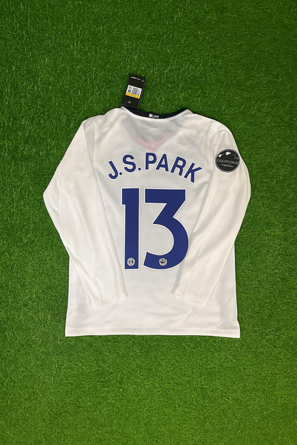 Ji sung-Park 13 Manchester United 2009 Champions Leage Final Rome Retro Long Sleeve Football Jersey