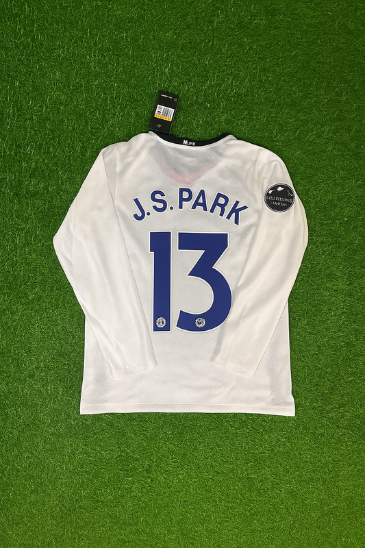 Ji sung-Park 13 Manchester United 2009 Champions Leage Final Rome Retro Long Sleeve Football Jersey