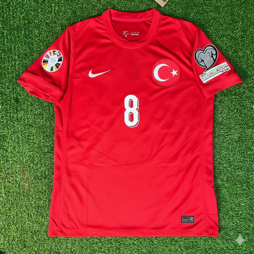 Turkey EURO 2004 Arda Güler Turkiye Football Jersey