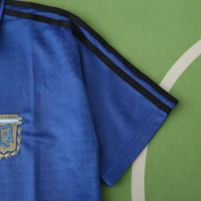 Argentina 1994 Season Away Blue Retro Football Jersey