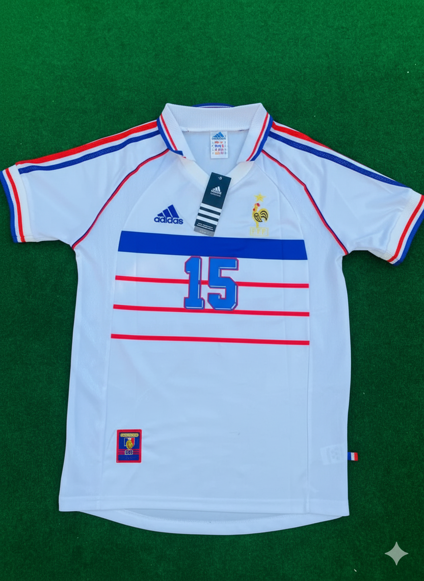 France World Cup 1998 Lilian Thuram Retro Football Jersey