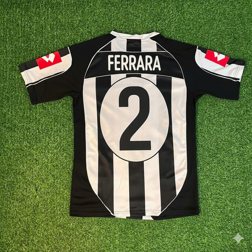 Ciro Ferrara Juventus 2002 2003 Retro Football Jersey Kit