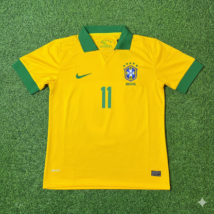 Philippe Coutinho Brazil Retro Football Jersey Collection