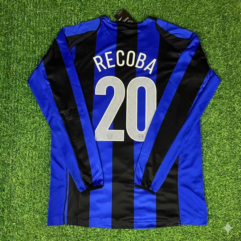 Alvaro Recoba Inter Milan 2004/05 Retro Football Jersey Kit