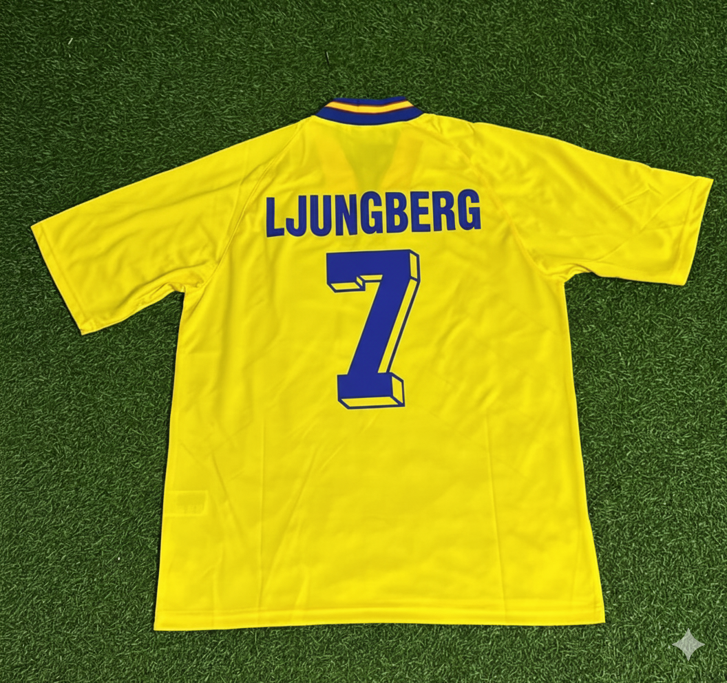 Fredrik Ljungberg Sweden Retro Football Jersey Collection