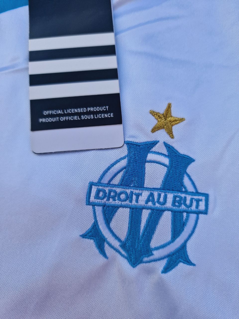 Olympique Marseille Didier Drogba 2003-04  Home No.11 Ligue 1 OM Football Jersey Maillot