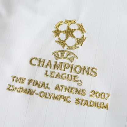 A.C. Milan 06/07 Away White Retro Football Jersey
