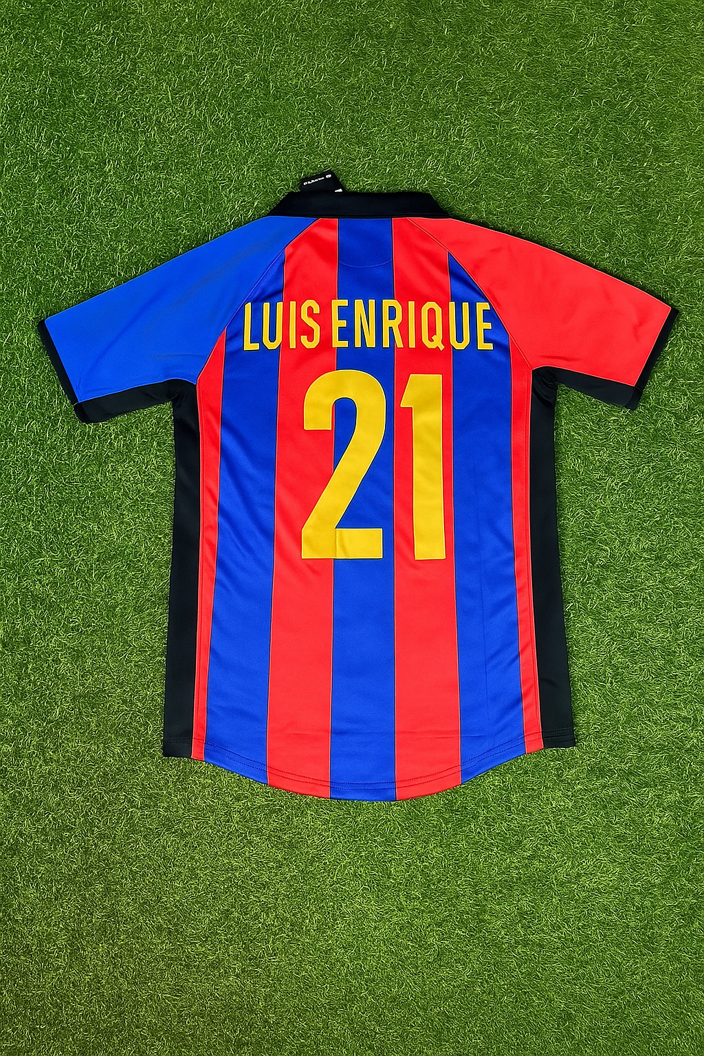 Luis Enrique 21 Barcelona 2001/2002 Home Retro Football Jersey Kit