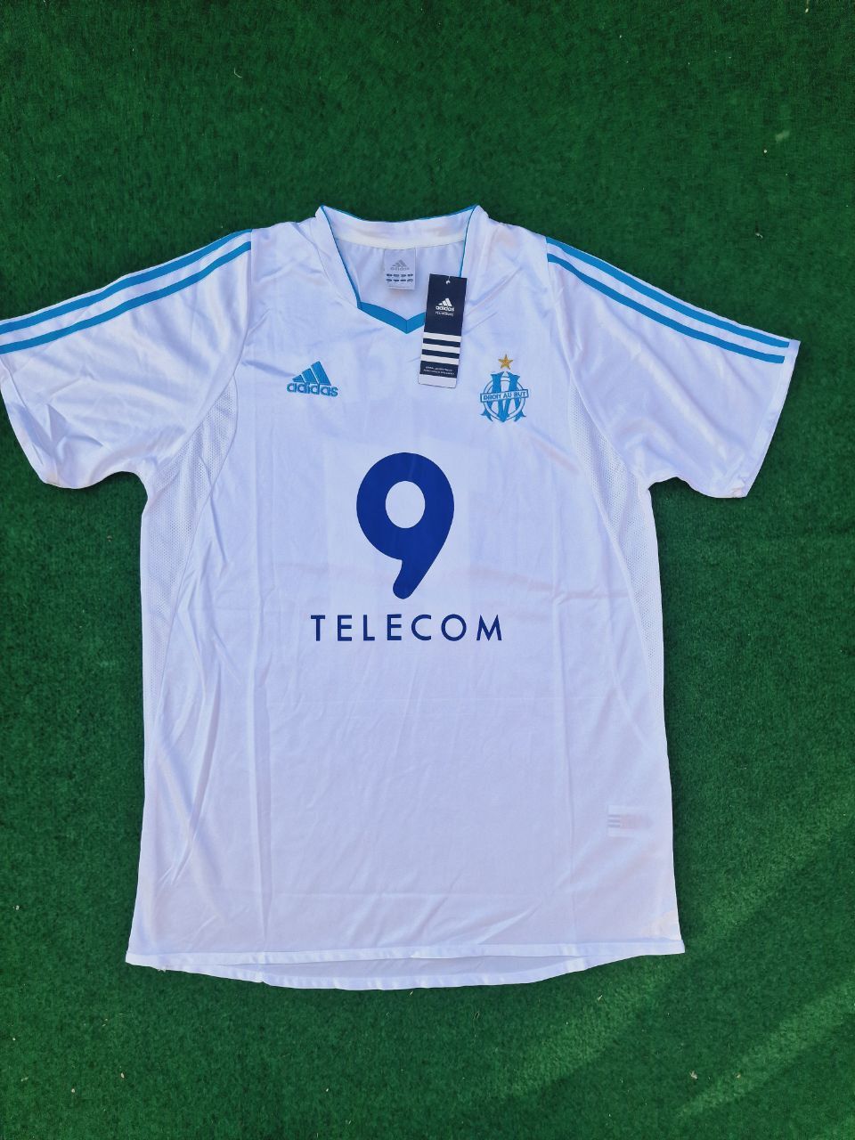Olympique Marseille Didier Drogba 2003-04  Home No.11 Ligue 1 OM Football Jersey Maillot