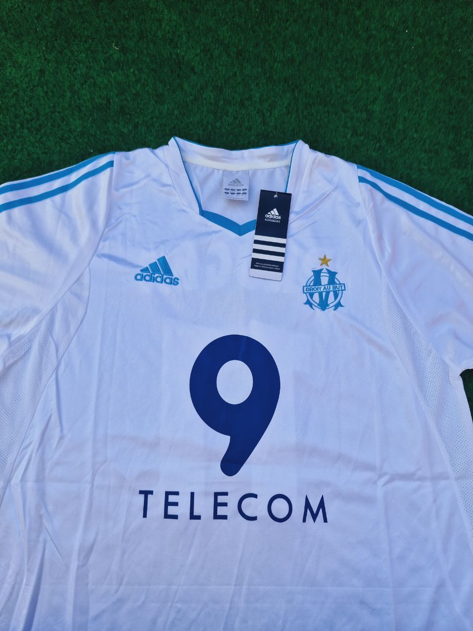 Olympique Marseille Didier Drogba 2003-04  Home No.11 Ligue 1 OM Football Jersey Maillot