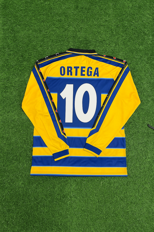 Ariel Ortega Parma 1999/2000 Retro Long Sleeve Football Jersey Collection