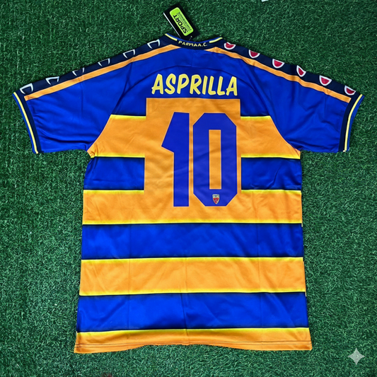 Faustino Asprilla Parma Calcio 98-99 Retro Football Jersey