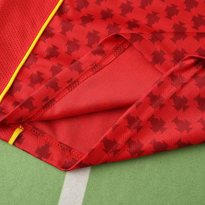 Portugal 2004 Season Home Red Retro Football Jersey