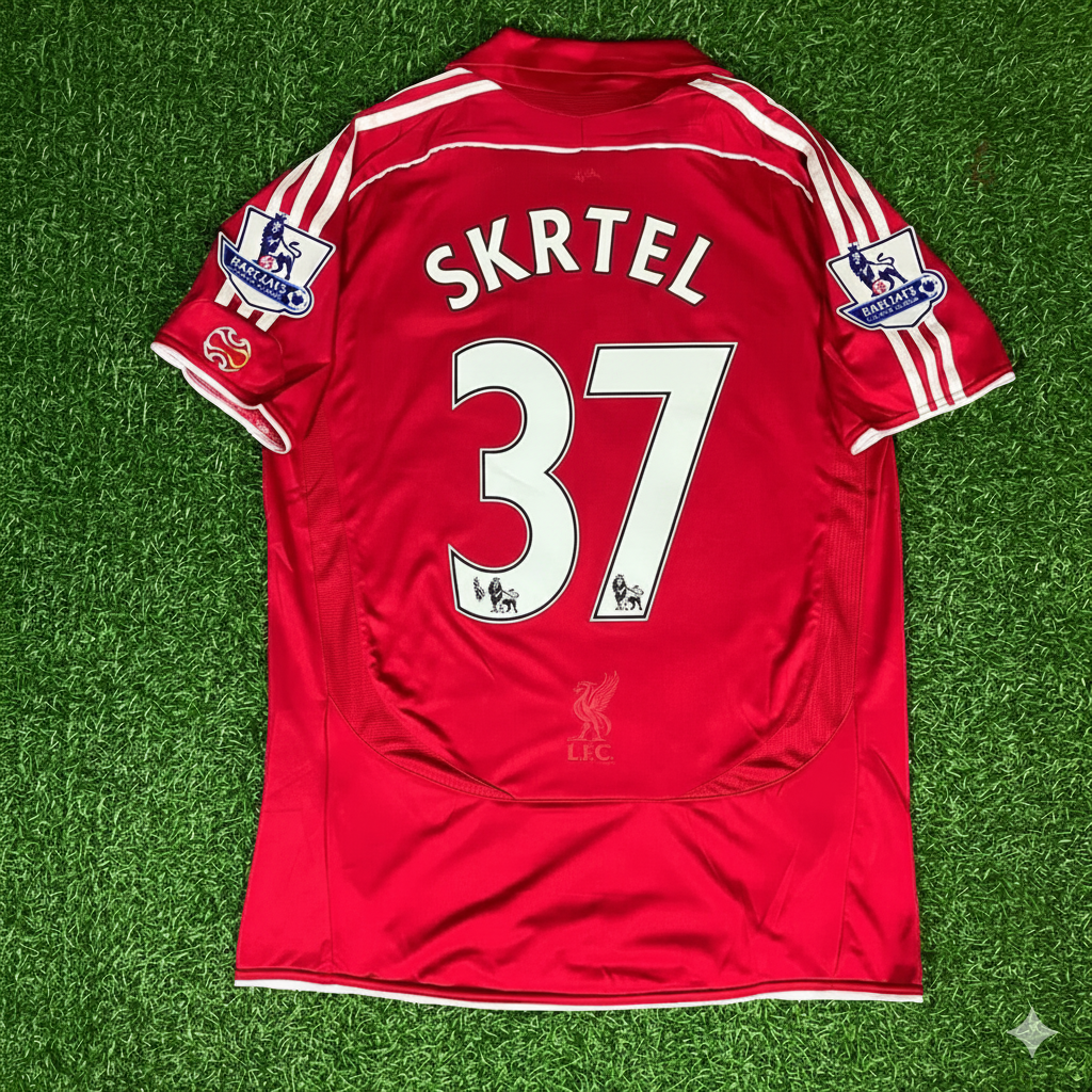 Martin Skrtel Liverpool 2007/08 Premier League Football Jersey