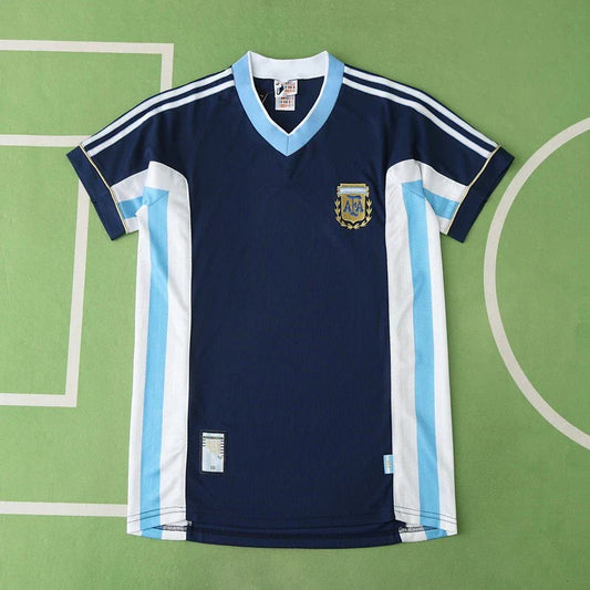 Season Argentina 1988 Away Retro Jersey Trikot Soccer Kit