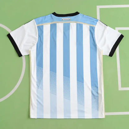 Argentina 2014 Season Home Retro Football Jersey