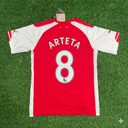 Mikel Arteta Arsenal 2014/2015 Home Football Jersey Collection
