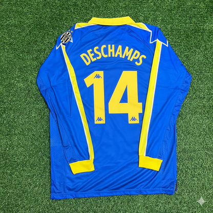 Didier Deschamps Juventus 1997 1998 Long Sleeve Retro Football Jersey Kit