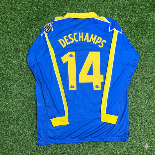 Didier Deschamps Juventus 1997 1998 Long Sleeve Retro Football Jersey Kit