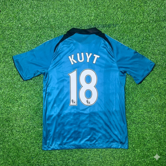 Dirk Kuyt Liverpool 2008 2009 Green Retro Football Jersey Kit
