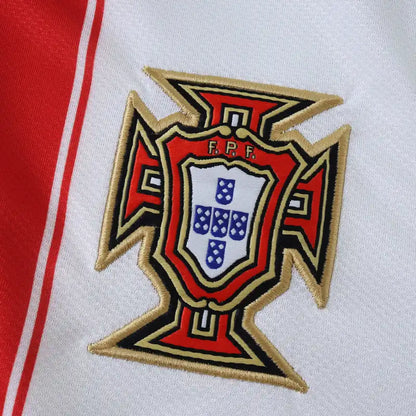 Portugal 2010 Season Away White Retro Football Jersey