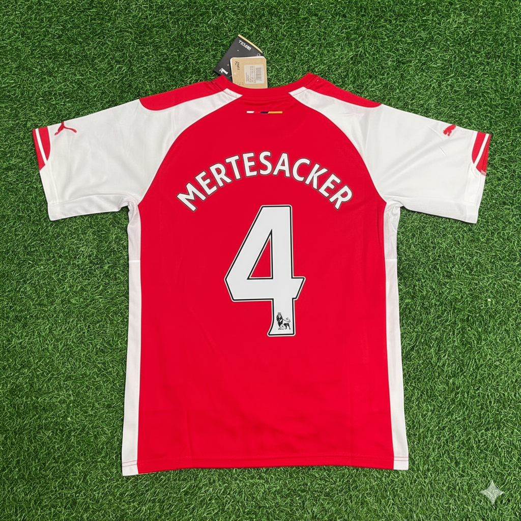Per Mertesacker Arsenal 2014/2015 Home Football Jersey Collection