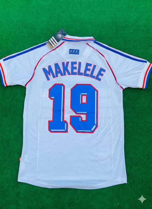 France World Cup 1998 Claude Makelele Retro Football Jersey