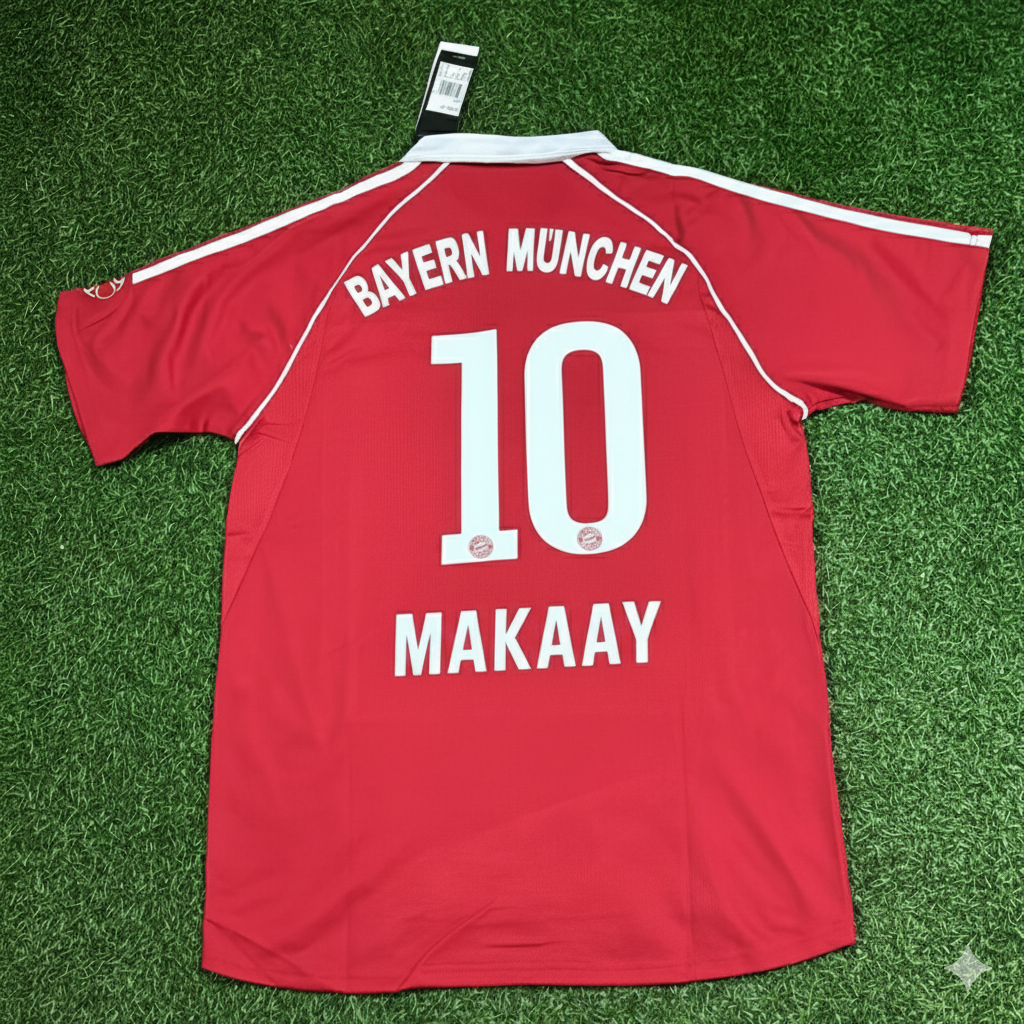 Roy Makaay Bayern Munich 2006/07 Red Retro Football Jersey Collection