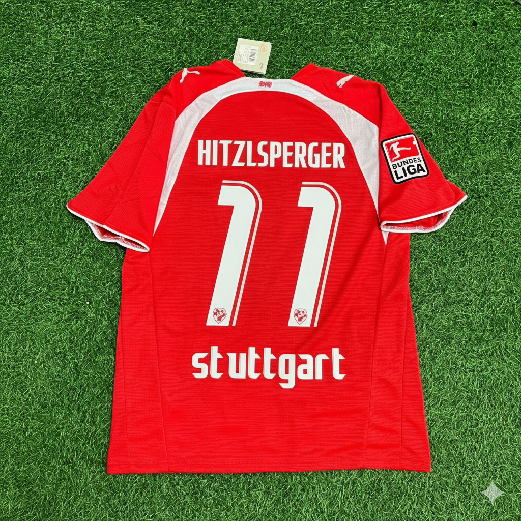 Thomas Hitzlsperger VfB Stuttgart 2006/07 Auswärtstrikot Retro Football Jersey Kit