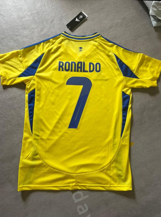 „Cristiano Ronaldo CR7 Manchester United Rotes Retro-Fußballtrikot“