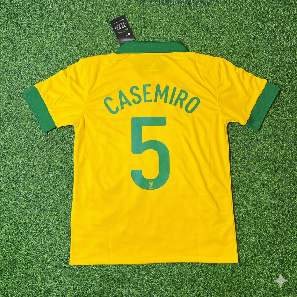 Casemiro Brazil Retro Football Jersey Collection