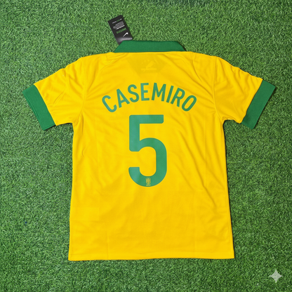 Casemiro Brazil Retro Football Jersey Collection