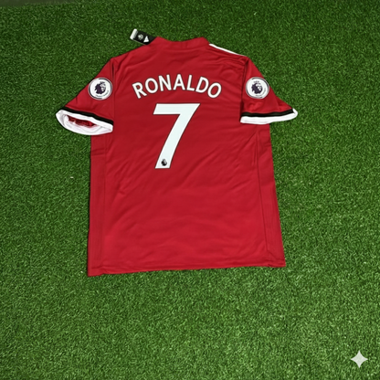 Cristiano Ronaldo Manchester United Red Retro Football Jersey Collection