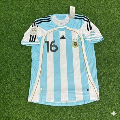 Argentina World Cup 2006 Pablo Aimar Retro Football Jersey