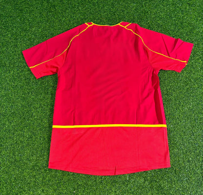 Portugal 2002 Retro Home Red Football Jersey Kit