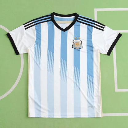 Argentina 2014 Season Home Retro Football Jersey
